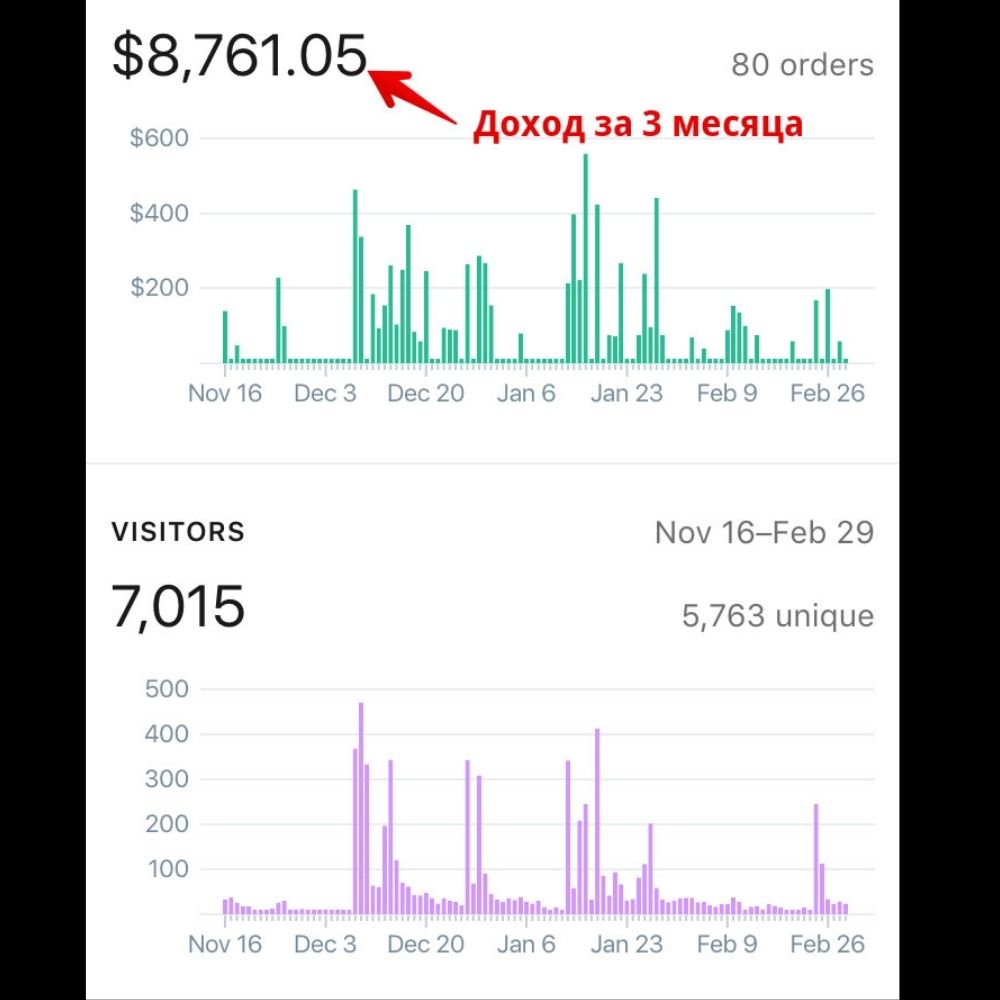 Примеры реальных интернет-магазинов в США